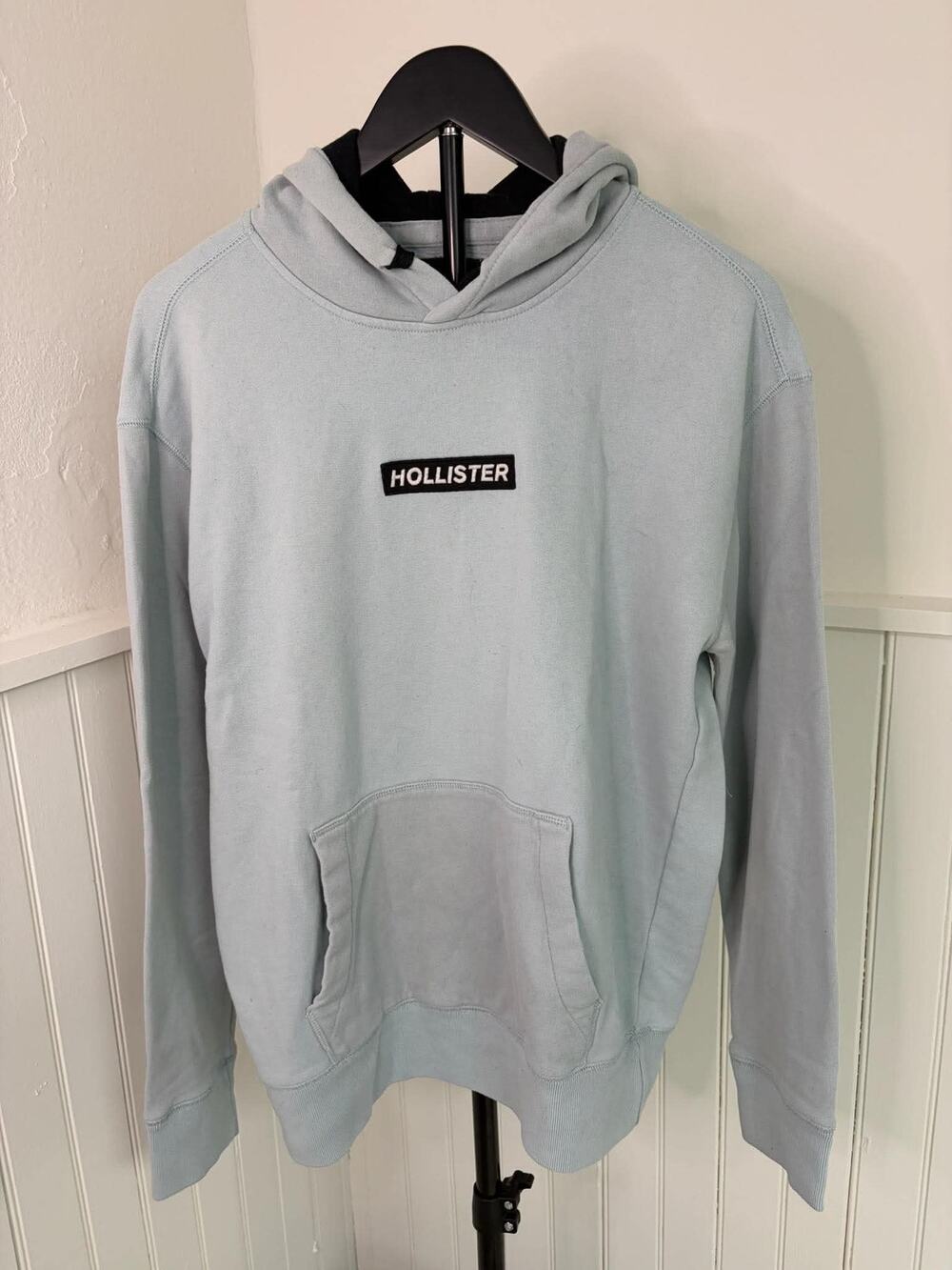 Y2K Hollister Light Blue Hoodie — Medium